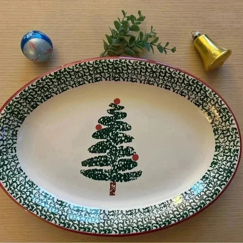 1990’s Furio Contemporary Christmas Tree platter